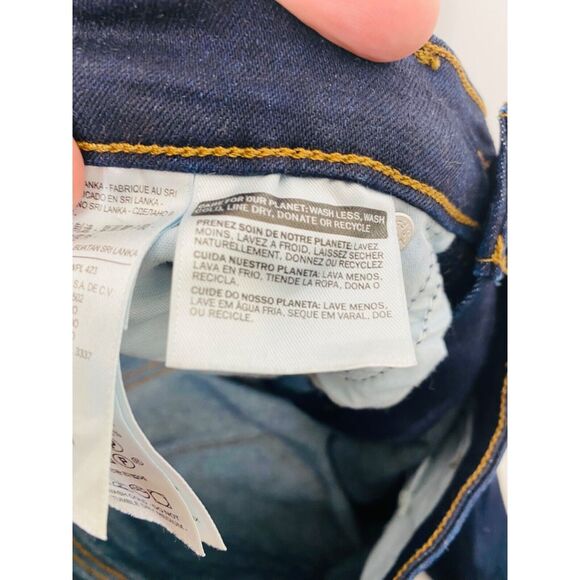 Levi’s Women’s Jean’s Blue Denim Midrise Skinny 5 Pocket Size 8 X 30 - Picture 11 of 12